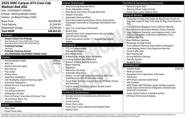 New 2026 GMC Canyon AT4 - photo - 3