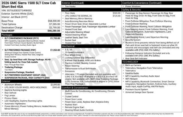 New 2026 GMC Sierra 1500 SLT - photo - 3