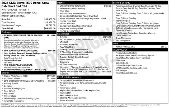 New 2026 GMC Sierra 1500 Denali - photo - 3