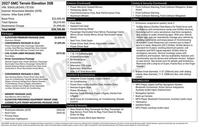 New 2027 GMC Terrain Elevation - photo - 3