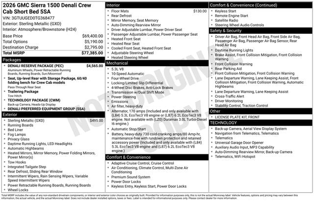 New 2026 GMC Sierra 1500 Denali - photo - 3