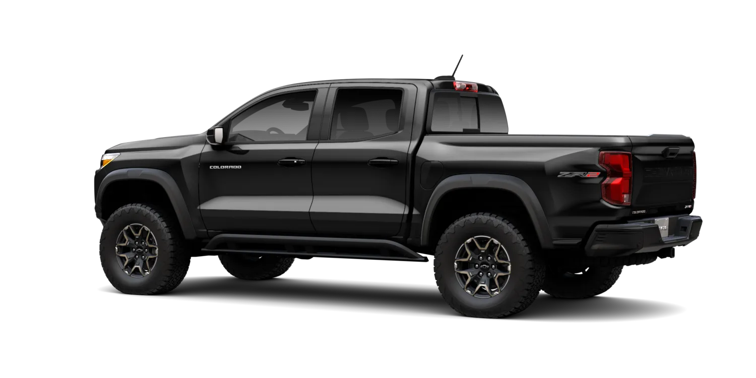 2026 Chevrolet Colorado ZR2 in Black, GMC studio render, in stock at Charlie Obaugh in Staunton, Virginia