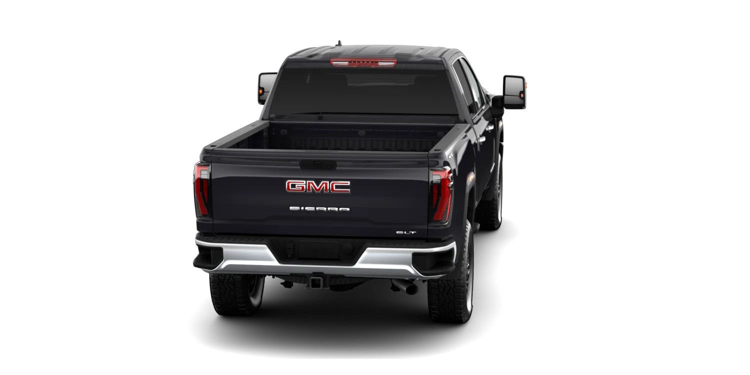 2026 GMC Sierra 2500HD SLT in Titanium Rush Metallic, GMC studio render, in stock at Charlie Obaugh in Staunton, Virginia