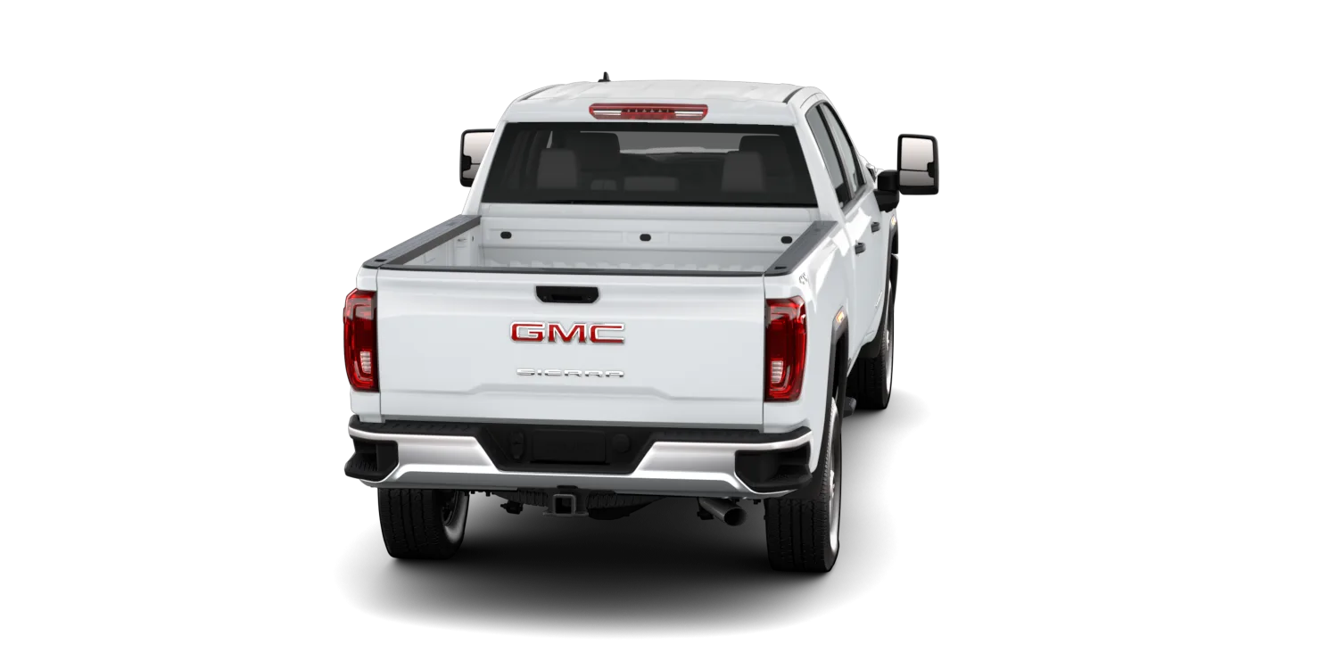 2026 GMC Sierra 3500HD Pro in Summit White, GMC studio render, in stock at Charlie Obaugh in Staunton, Virginia