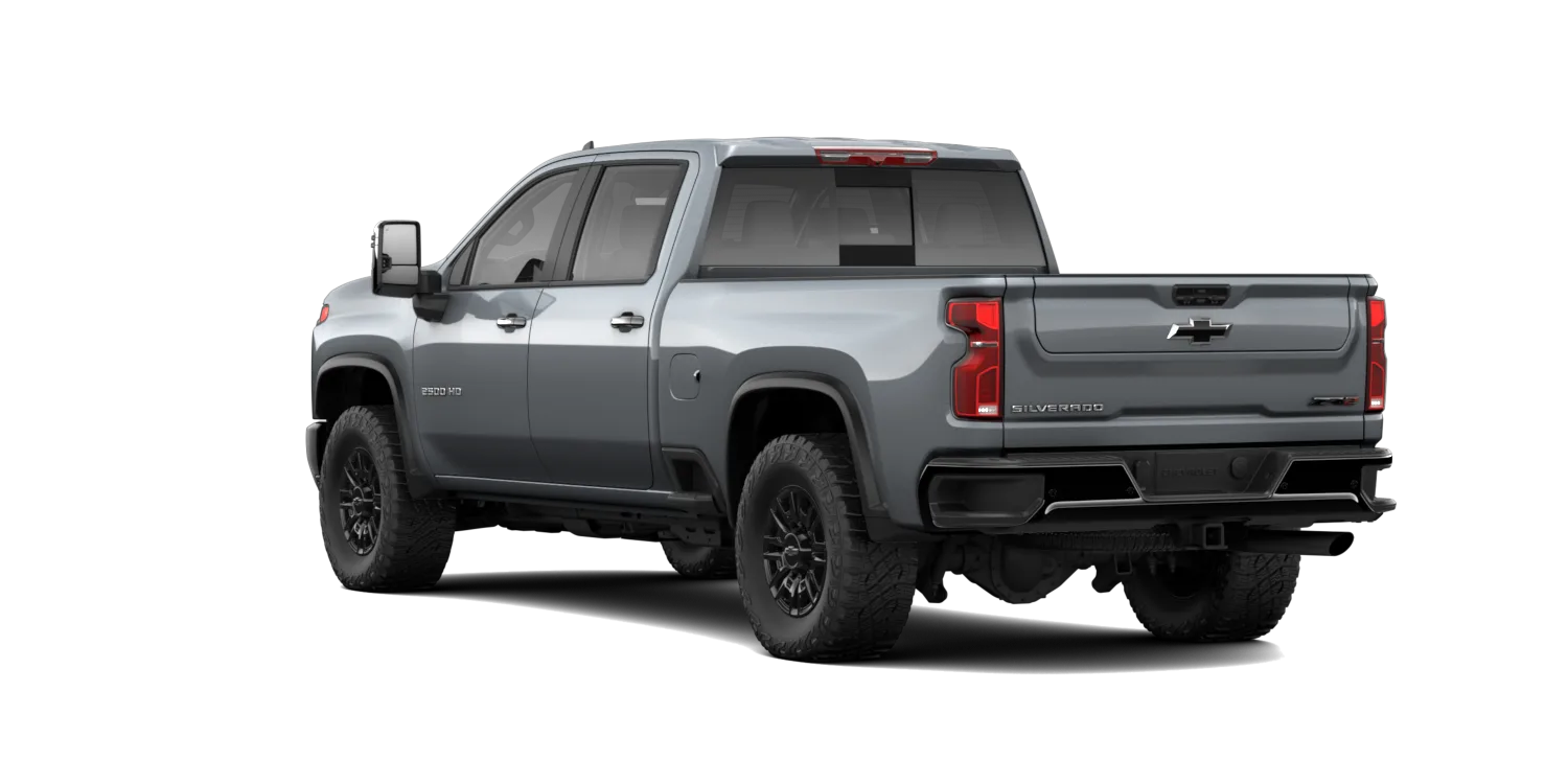 2026 Chevrolet Silverado 2500HD ZR2 in Sterling Gray Metallic, GMC studio render, in stock at Charlie Obaugh in Staunton, Virginia