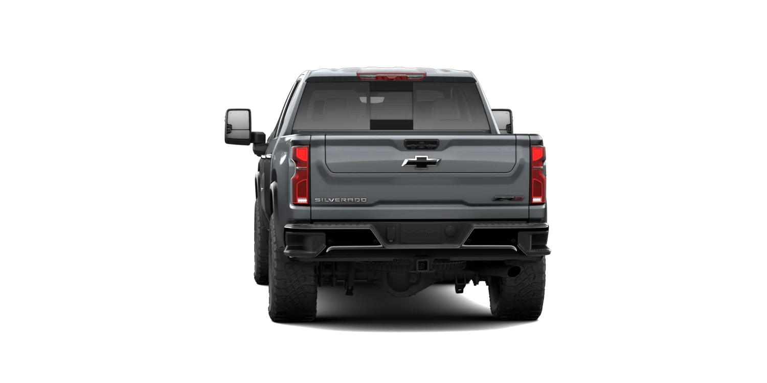 2026 Chevrolet Silverado 2500HD ZR2 in Sterling Gray Metallic, GMC studio render, in stock at Charlie Obaugh in Staunton, Virginia