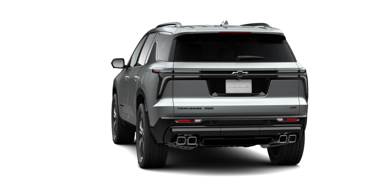 2027 Chevrolet Traverse RS in Sterling Gray Metallic, GMC studio render, in stock at Charlie Obaugh in Staunton, Virginia
